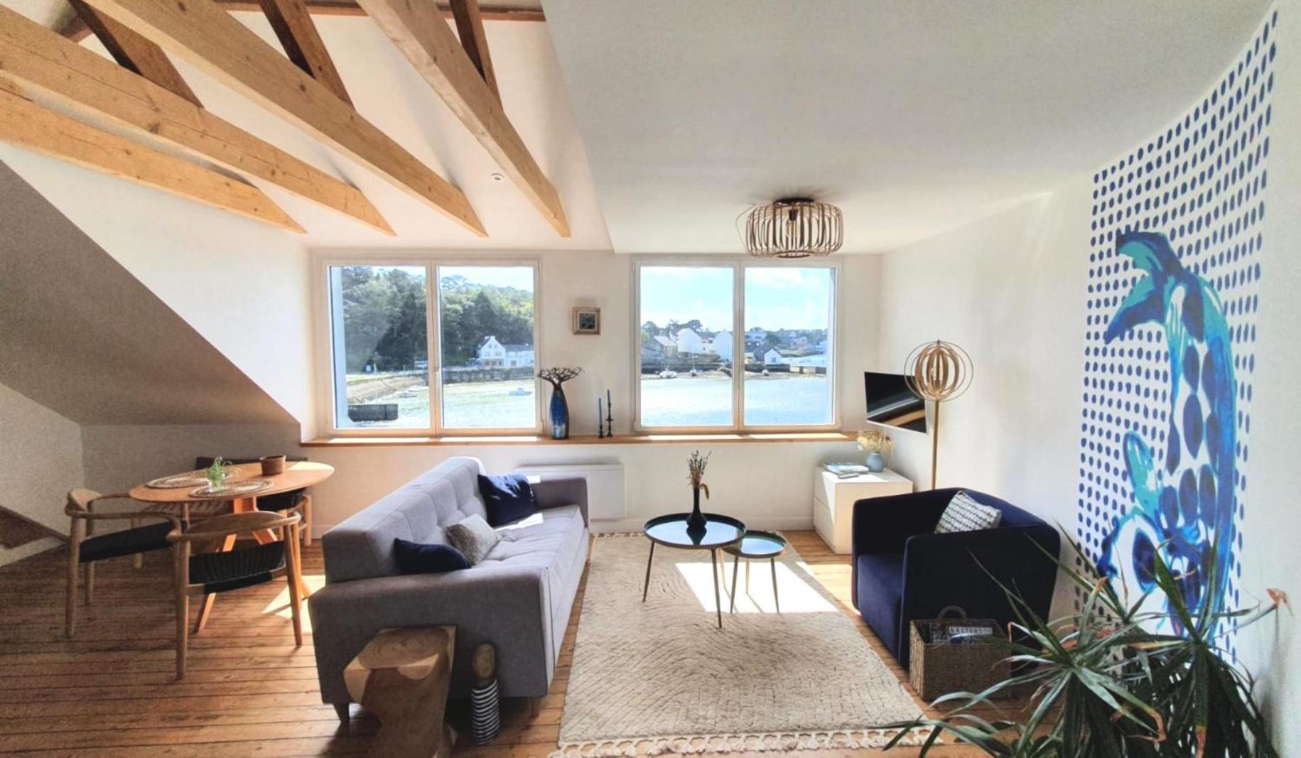 Anatoline Audierne Appart'Hotel Vue Mer - Sea & Harbor Stay ภายนอก รูปภาพ